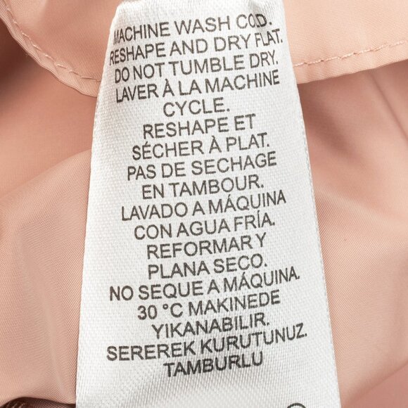 Tibi Toffee Italian Sporty Nylon Cocoon-Back Buttoned Shirt - Picture 10 of 10